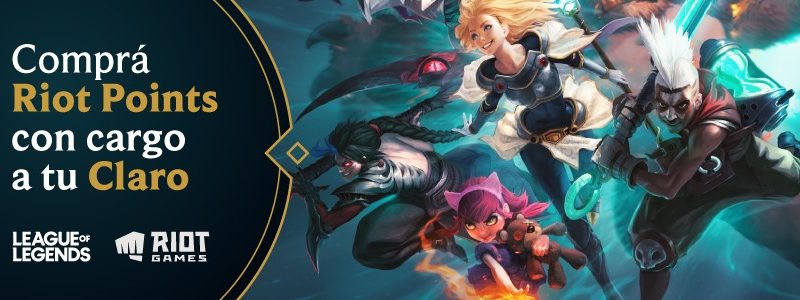 Claro suma a sus clientes la posibilidad de comprar Riot Points de League of Legends desde su celular
