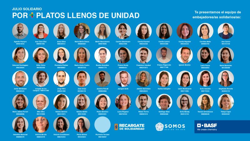 Colaboradores de BASF Services Americas donan más de 2.000 kg de alimentos para ollas populares
