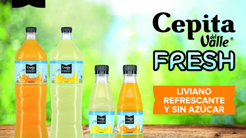 “Cepita Fresh”, la nueva propuesta liviana, refrescante y sin azúcar de Coca-Cola