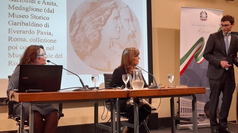 Embajada de Italia rindió homenaje a Anita Garibaldi a 200 años de su nacimiento