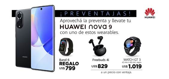 No te pierdas la preventa del nuevo Huawei Nova 9 con regalos y descuentos