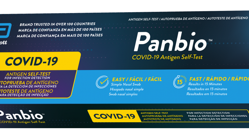 La autoprueba de antígeno COVID-19 Panbio™ de Abbott recibe autorización de venta libre en Uruguay, lo que abre el acceso a pruebas caseras, rápidas y precisas