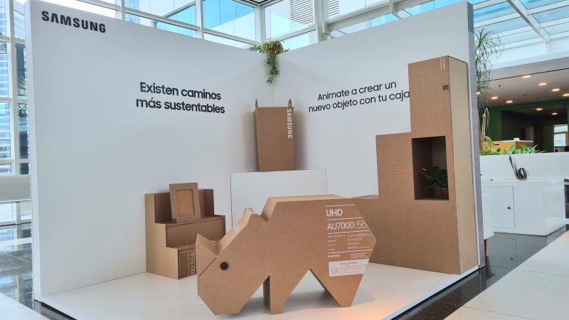 Reutilizá los empaques de tus electrodomésticos con Samsung Eco-Packaging