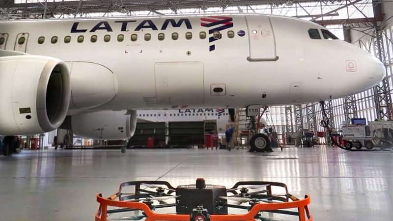 LATAM reduce el tiempo de inspección exterior de las aeronaves de 8 horas a 40 minutos gracias al uso de drones