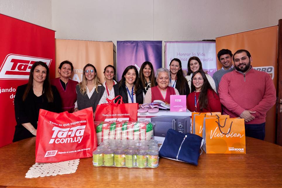 Grupo TATA colaboro con la Fundación Honrar la vida en el marco del Dia Internacional de la lucha contra el cáncer de mama