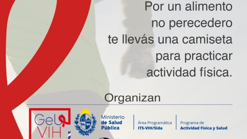Grupo de Estudio Uruguayo de VIH organiza jornada de actividad física para todo público