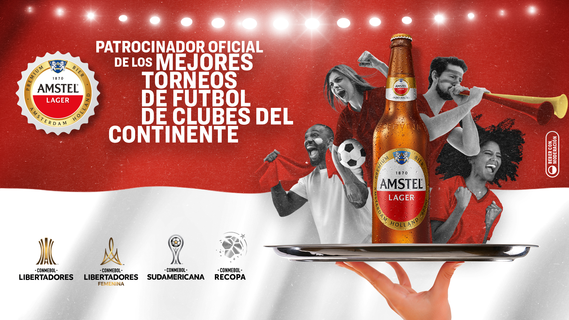 Amstel da la bienvenida al nuevo acuerdo con la CONMEBOL Libertadores Femenina y amplía su acuerdo con la CONMEBOL para promover la inclusión en el fútbol de toda Sudamérica hasta 2026