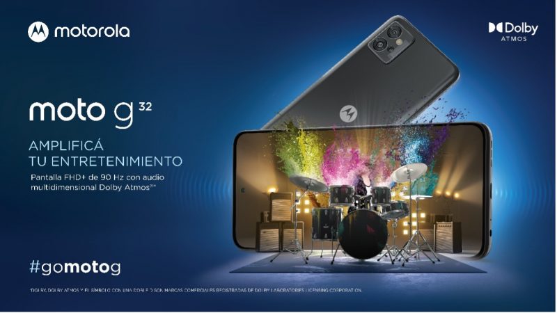 moto g32 llega a Uruguay para amplificar la experiencia de entretenimiento