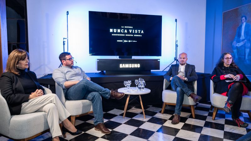 Samsung presentó “La historia nunca vista”: un proyecto que reconstruye momentos históricos de Uruguay con tecnología Neo QLED 8K