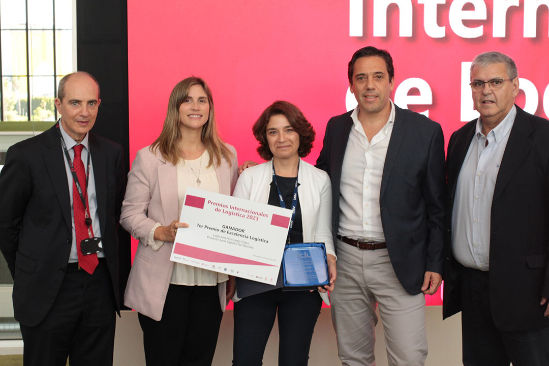 LACC recibió premio internacional por la logística de vacunas contra el COVID-19 en Uruguay