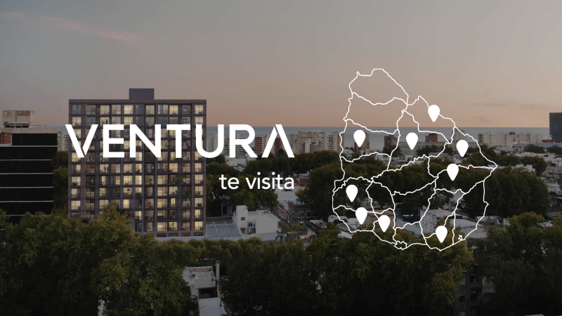 A un año de su lanzamiento, «Ventura Te Visita» realizará su 10° edición para asesorar a personas de todo el país en la compra de apartamentos en Montevideo