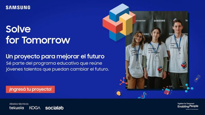 Tu idea para un futuro mejor: comienza la 11° edición de Solve for Tomorrow, el programa de Samsung que inspira a la próxima generación de innovadores