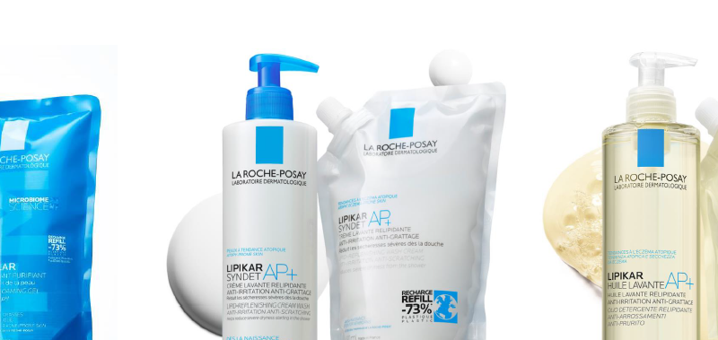 Productos de belleza: el sistema refill utiliza hasta un 86% menos de plástico