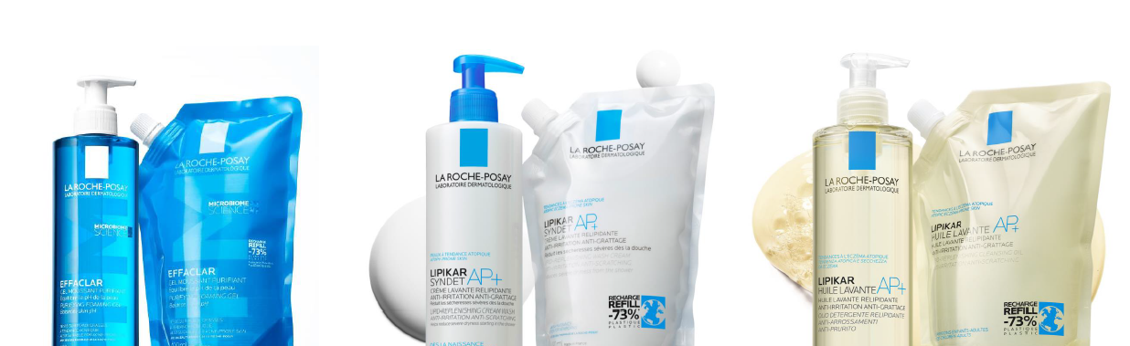 Productos de belleza: el sistema refill utiliza hasta un 86% menos de plástico