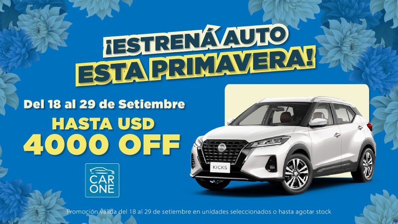 Car One lanzó beneficios de primavera en más de 80 vehículos