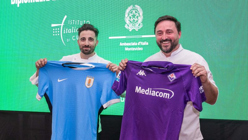 Italia y Uruguay unidos para compartir una «Cocina de Campeones»