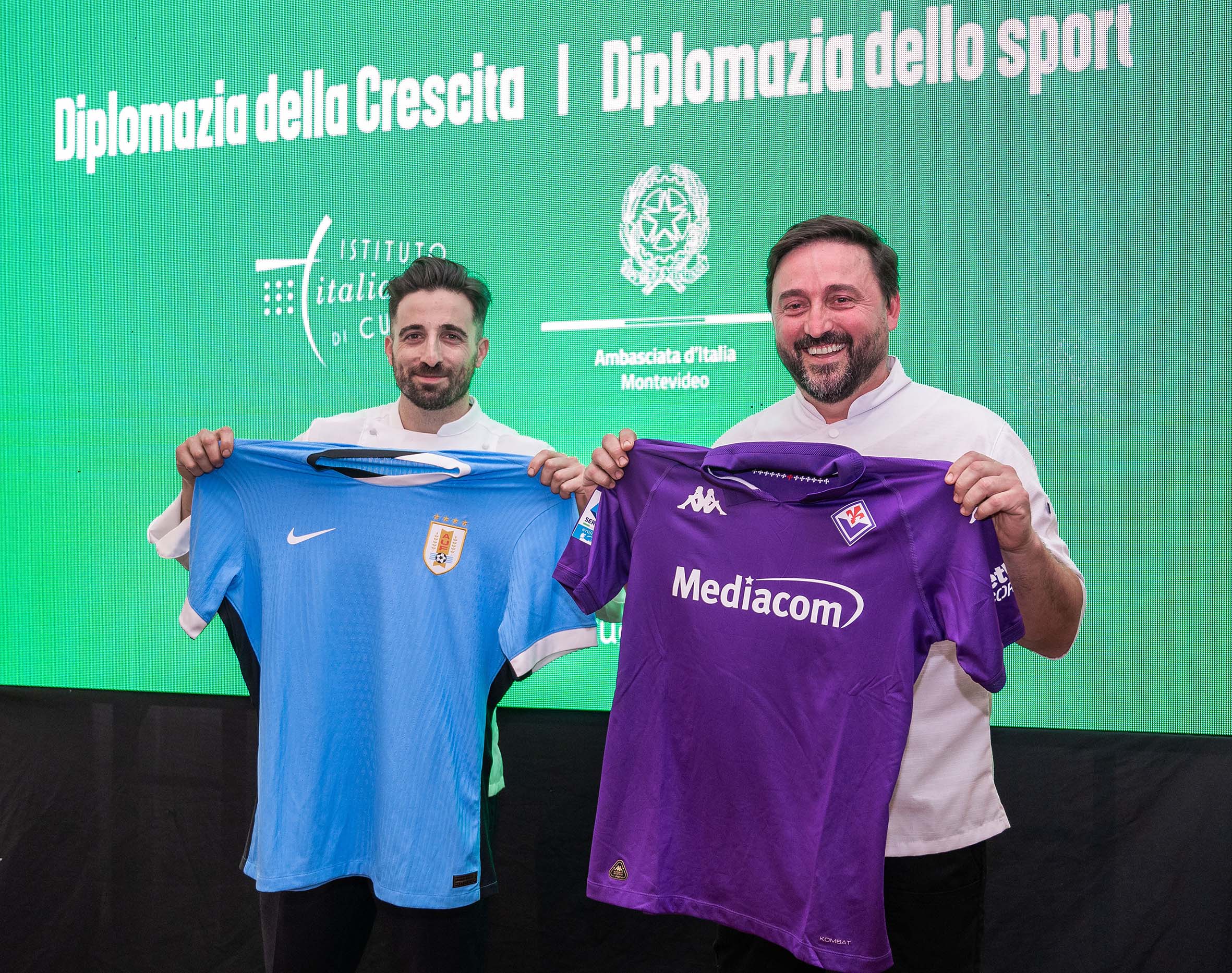 Italia y Uruguay unidos para compartir una «Cocina de Campeones»
