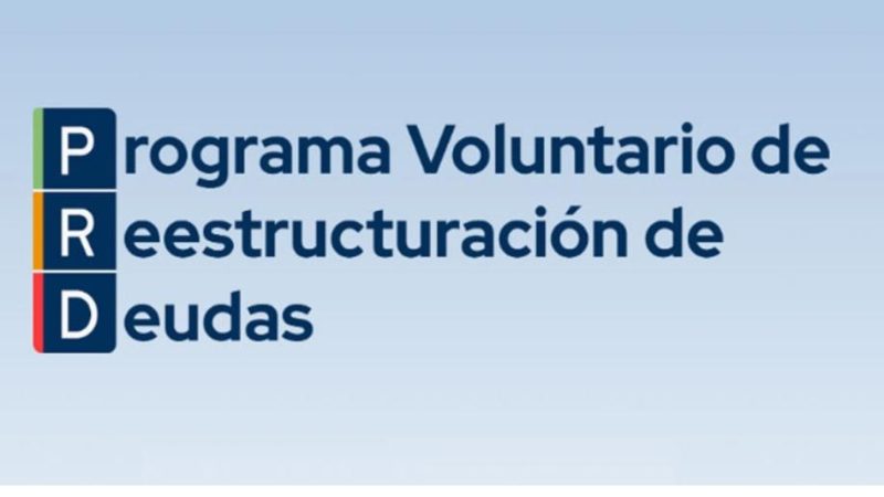 Vencimiento del plazo del programa voluntario de reestructuración de deudas