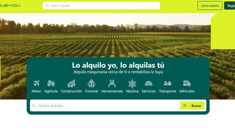 Bueydu es el referente para alquiler de maquinaria