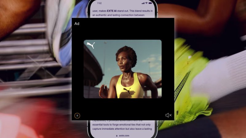 Exte impulsó la campaña de marca de Puma en Argentina con Gvos: publicidad que solo paga por videos 100% vistos