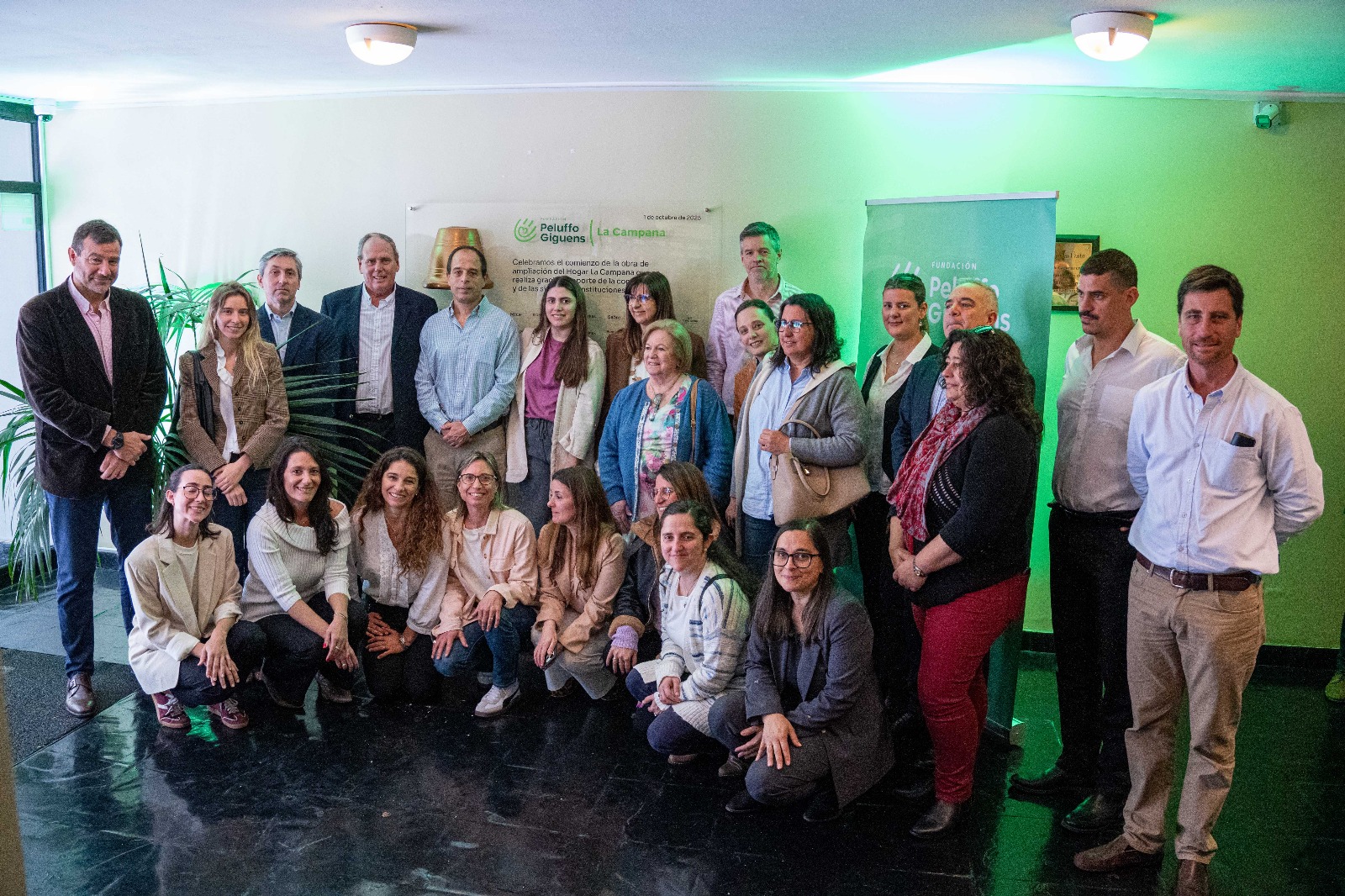 Comenzaron las obras en el Hogar La Campana de la Fundación Peluffo Giguens