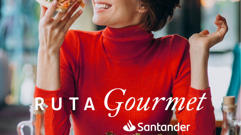 Santander invita a disfrutar su Ruta Gourmet con importantes beneficios