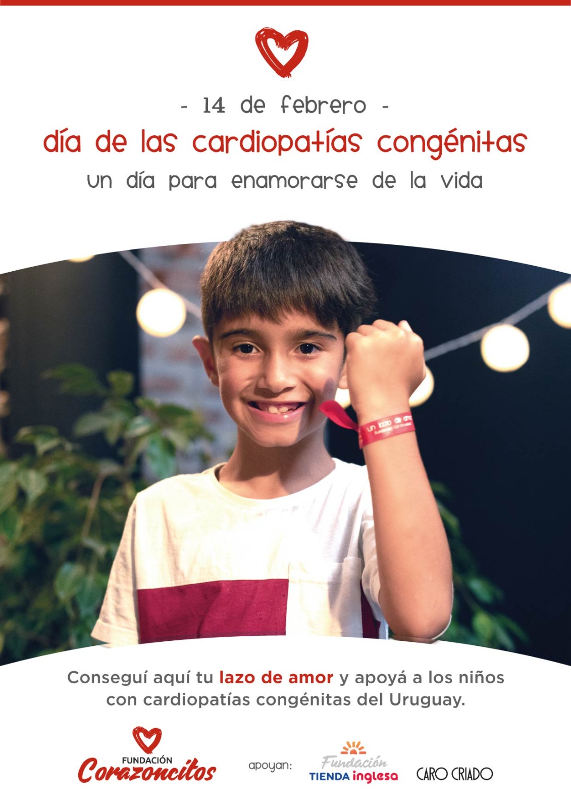 Fundación Tienda Inglesa apoya la campaña #unlazodeamor de Fundación Corazoncitos