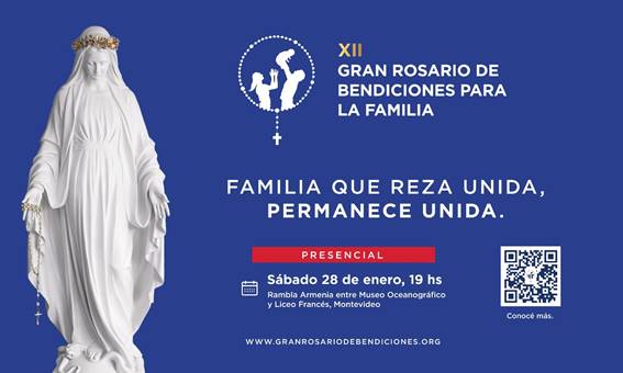 SE LLEVARÁ A CABO LA XII EDICIÓN DEL GRAN ROSARIO DE BENDICIONES PARA LA FAMILIA