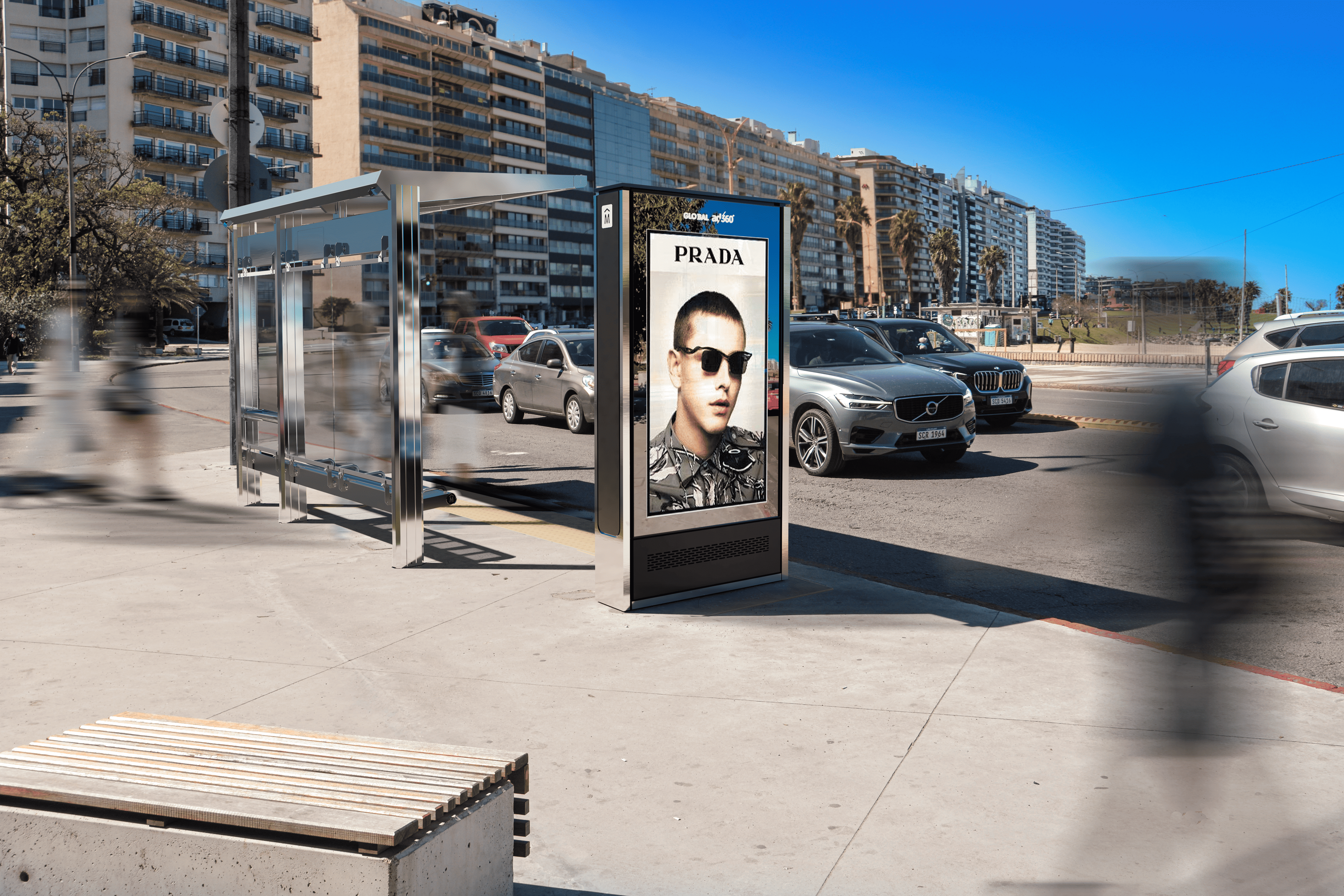 Global vía pública y ad-360 impulsan la transformación urbana en Montevideo con refugios modernos y accesibles