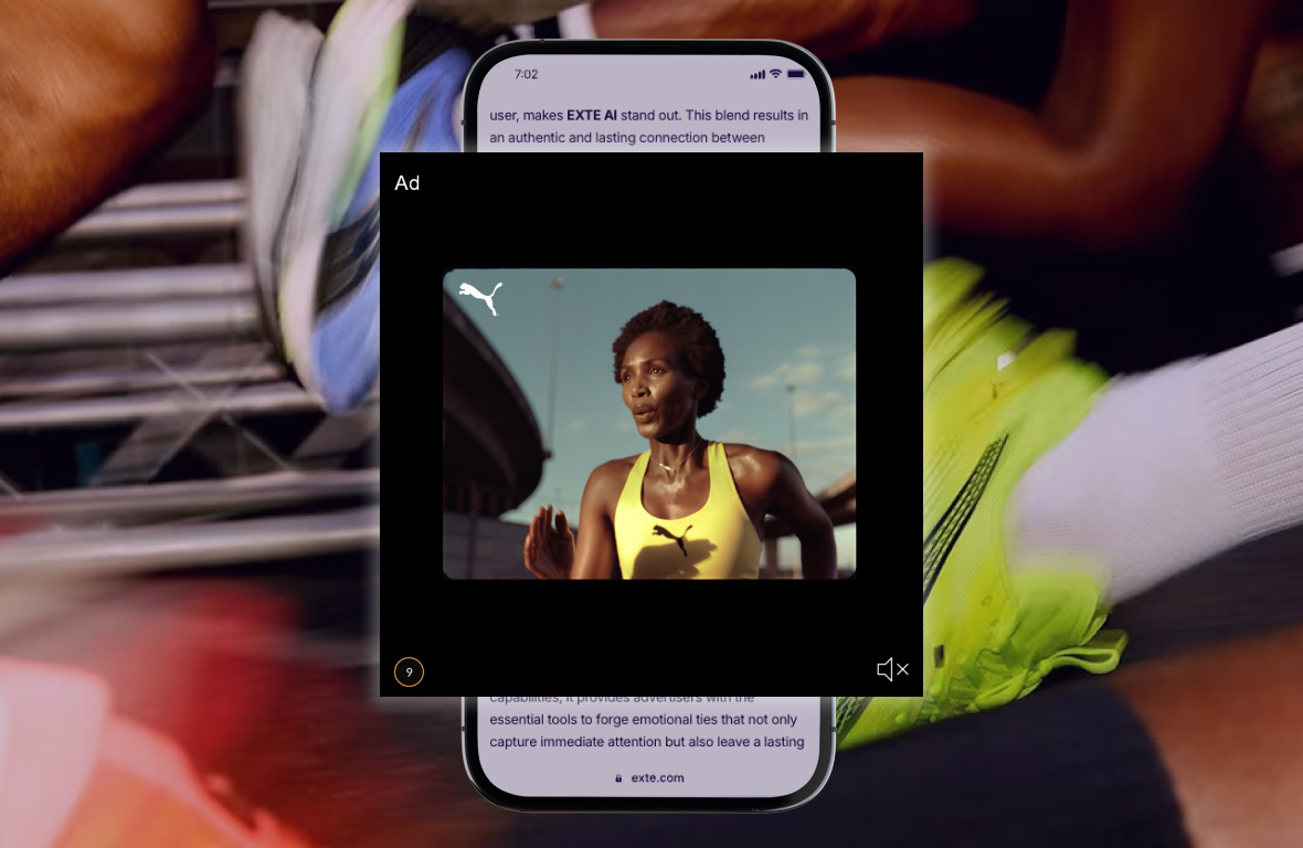 Exte impulsó la campaña de marca de Puma en Argentina con Gvos: publicidad que solo paga por videos 100% vistos