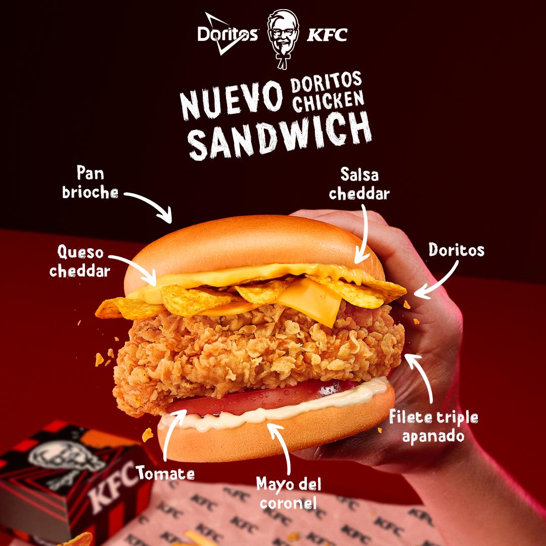 KFC y Doritos se unen para traerte una combinación inesperada