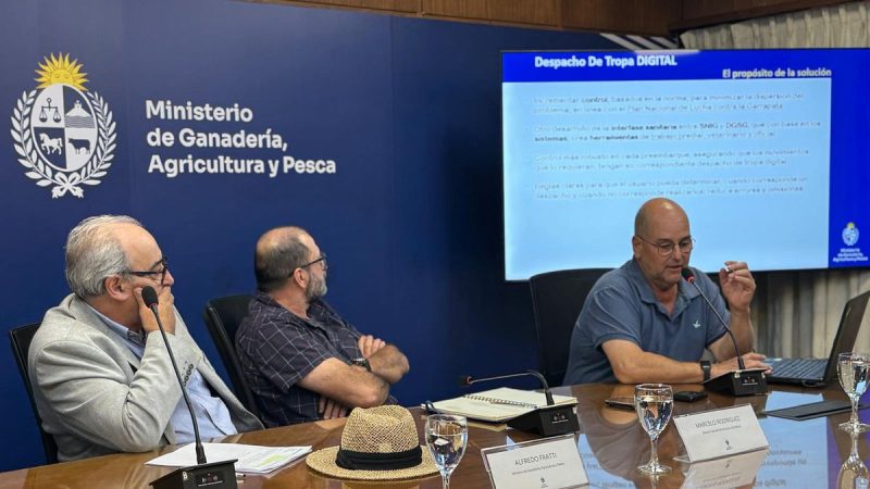 El MGAP presentó el Despacho de Tropa Digital, una herramienta obligatoria y relacionada con la garrapata