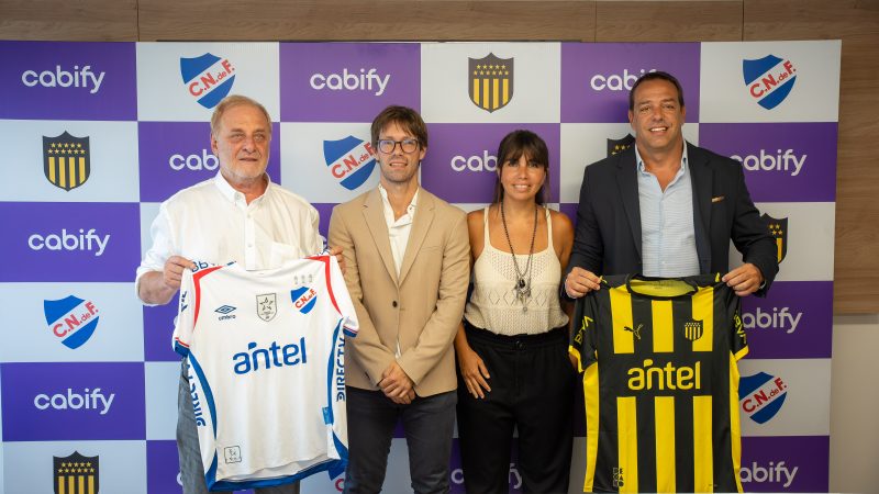 Cabify es el nuevo sponsor oficial de Nacional y Peñarol