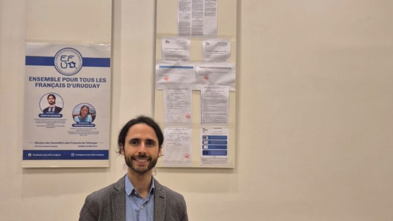Martín Biurrun es reelegido Consejero de los Franceses del Extranjero en Uruguay