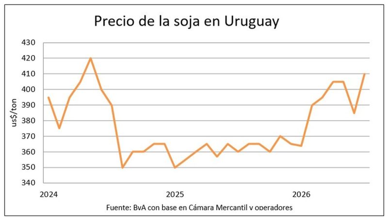 Los granos siguen al alza y en Uruguay alcanzan los mayores precios en años